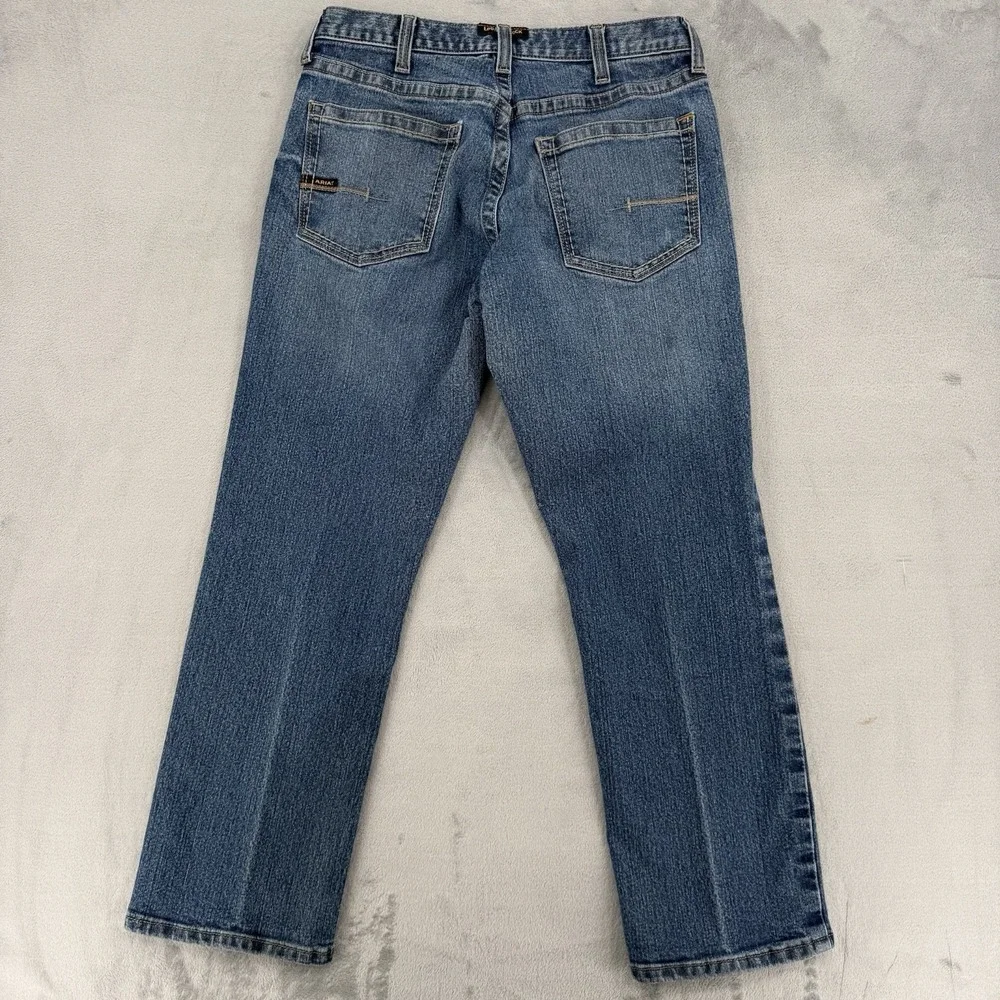 Ariat Rebar M5 Jeans Straight Straight Leg Mens Size 32 / 30 Blue Denim Workwear